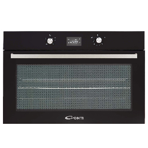 Conti Built-in Gas Oven 90cm 95L Black | BUILT IN OVENS