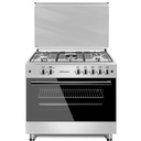 conti gas cooker 90cm full safety stainless steel
