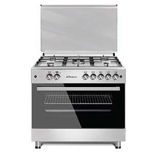 Conti Gas Cooker 90cm Cast Iron - Stainless Steel