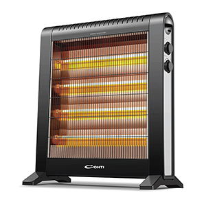 Conti Quartz Heater 2400W - Black