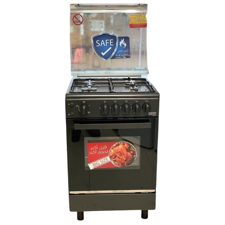 Cooker 55cm Black Newton