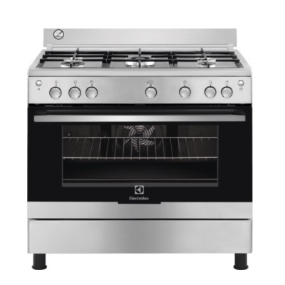 Electrolux Gas Cooker 5Burners 120L Full Safety with Fan Cast Iron | Cookers