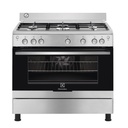 Electrolux Gas Cooker 5Burners 120L Full Safety with Fan Cast Iron