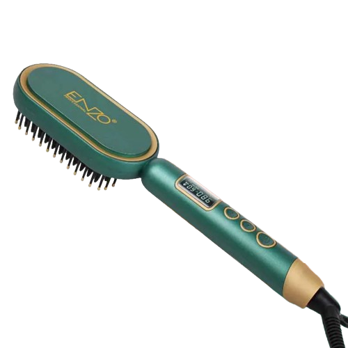 Enzo Salon Straightener Brush+Coconut Serum Oil EN4103 | BEAUTY