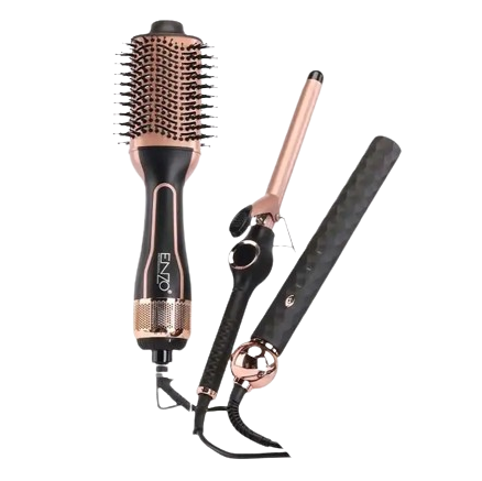 Enzo Straightener + curler + hot air brush EN3311 | BEAUTY