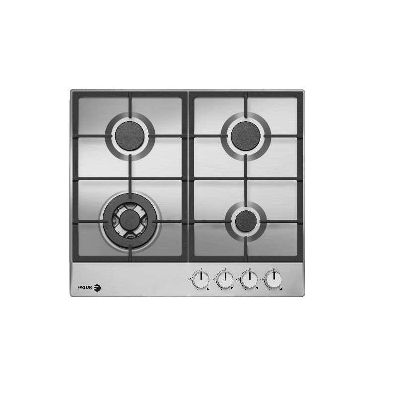 Fagor Hob 60cm 4 Gas Burners Cast Iron Support