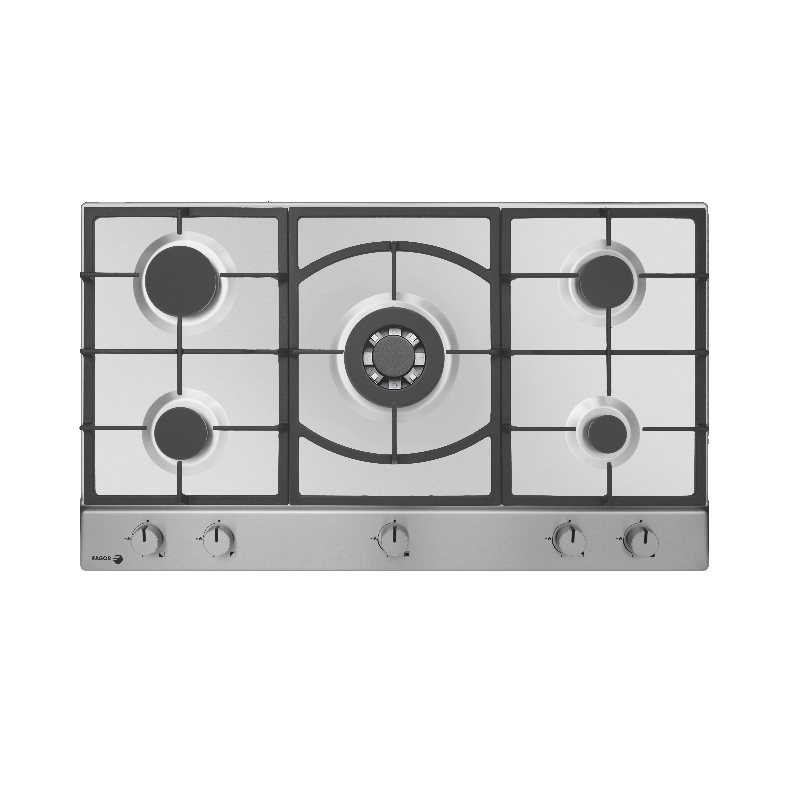 Fagor Hob 90cm 5 Gas Burners Cast Iron Support