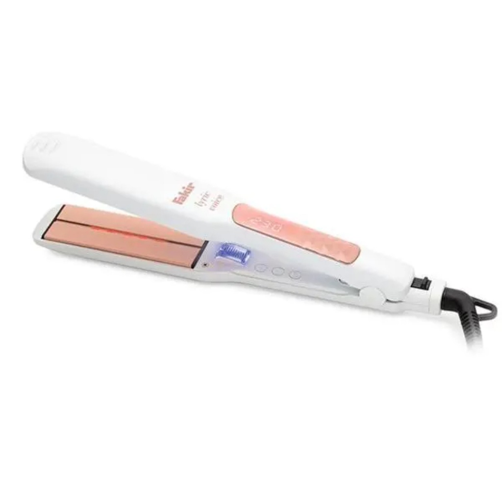 Fakir Infrared Hair Straightener Lyric Voice - White Rose | Ladies SalonBeauty