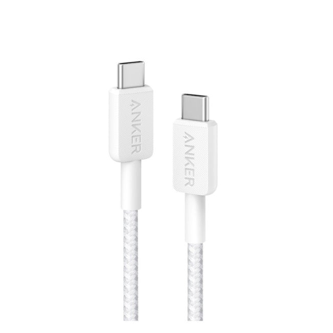 Anker PowerLine (322) USB-C to USB-C Cable (3ft) - White