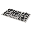 G3 Ferrari Hob 90Cm 5 Gas Burners All-Brass Cast Iron Support Center Triple Burner