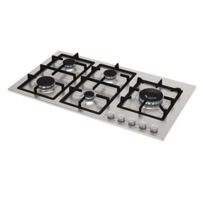 G3 Ferrari Hob 90cm 5 Gas Burners Cast Iron Support Right Triple Burner