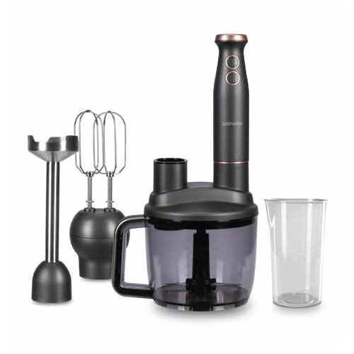 GoldMaster Hand Blender Set 1500W 1.5Liter - Gray | FOOD PREPARATIONBLENDERS