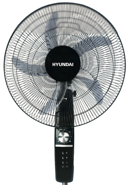 Hyundai Fan 18" Stand 60W -Black