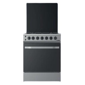Hyundai Gas Cooker 60Cm With Grill - Stainless Steel