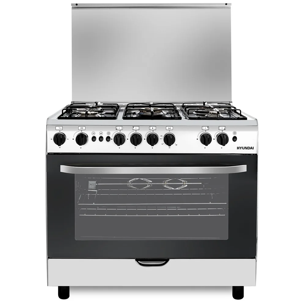 Hyundai Gas Cooker 90cm Elegance - Stainless Steel