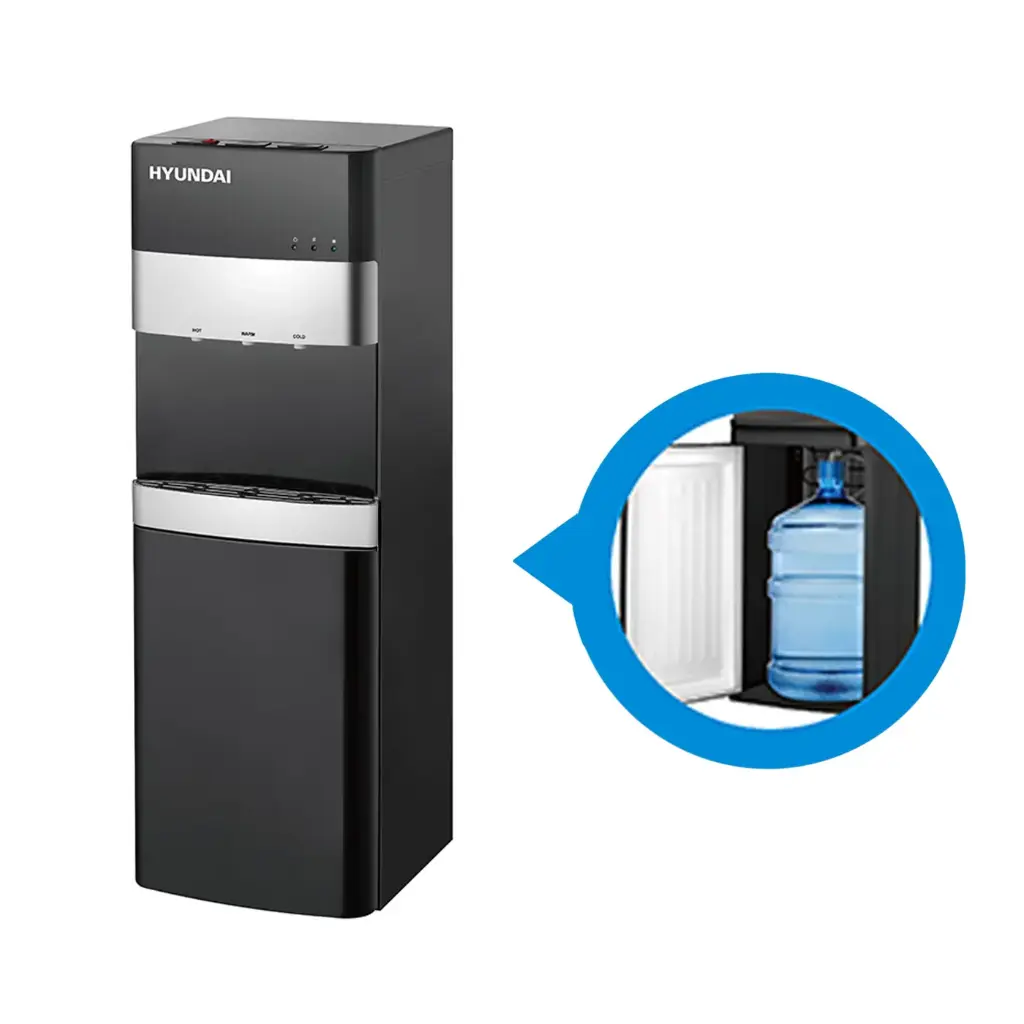 Hyundai Bottom Loading Water Cooler - Black