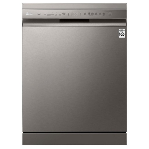 LG Dishwasher Quadwash 9 Programs 14sets ThinQ Platinum Silver | Dishwashers