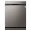 LG Dishwasher Quadwash 9 Programs 14sets ThinQ Platinum Silver