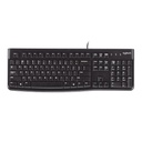 Logitech K120 USB Keyboard Spill-Resistant with Quiet Typing
