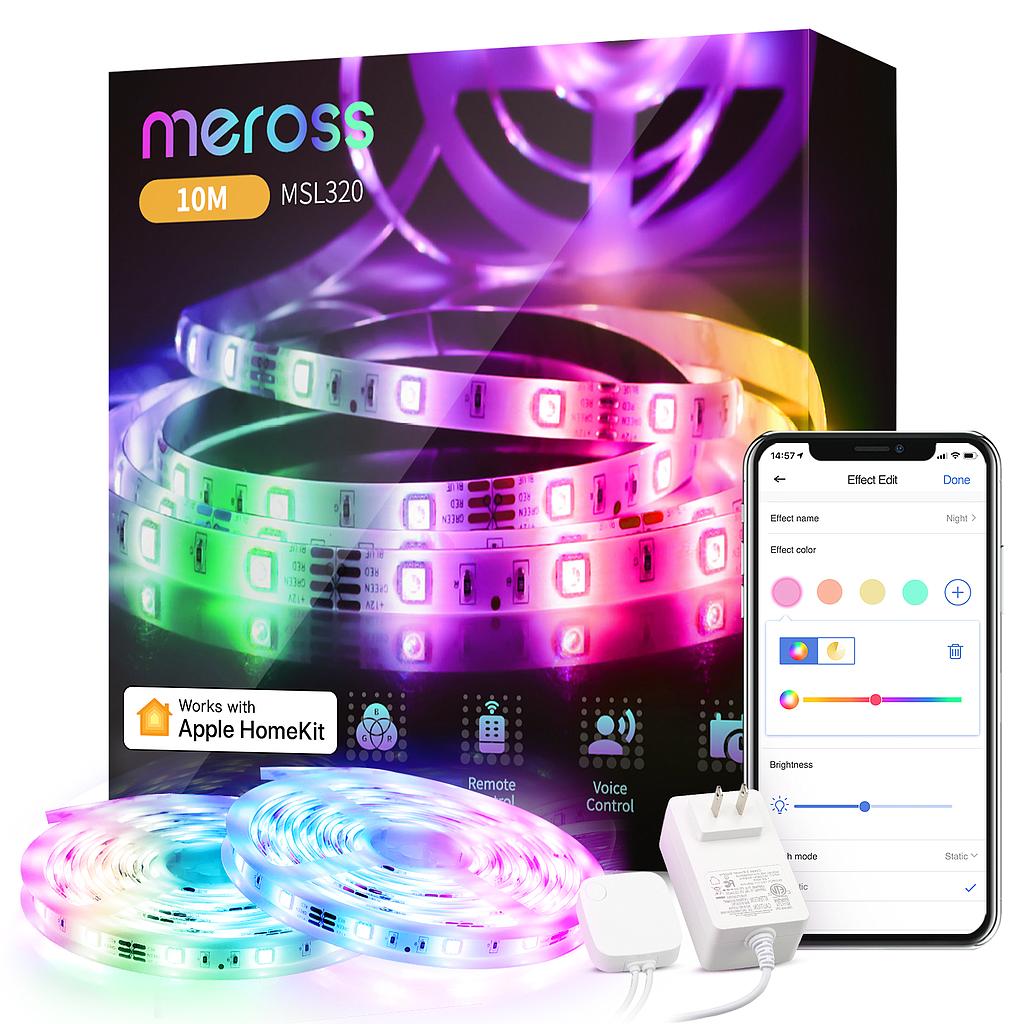 Meross Smart Wi-Fi LED Strip with RGB (2X5 meter) | SMART HOME