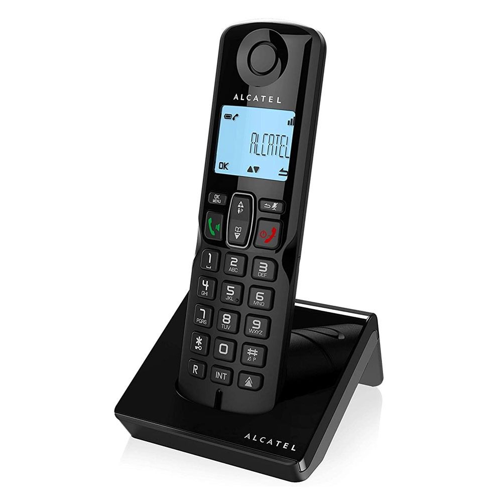 Alcatel Cordless Telephone S250 Black | Home Essentials