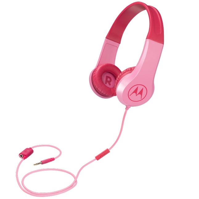 Motorola Squads 200 Kids Over Ear Headset Pink
