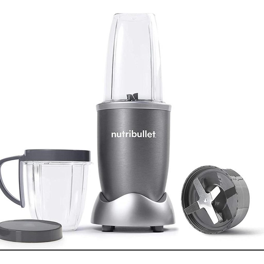 NUTRIBULLETنيوتري بوليت خلاط عالي السرعة 600 واط 12 قطعة رمادي | PERSONAL BLENDERS