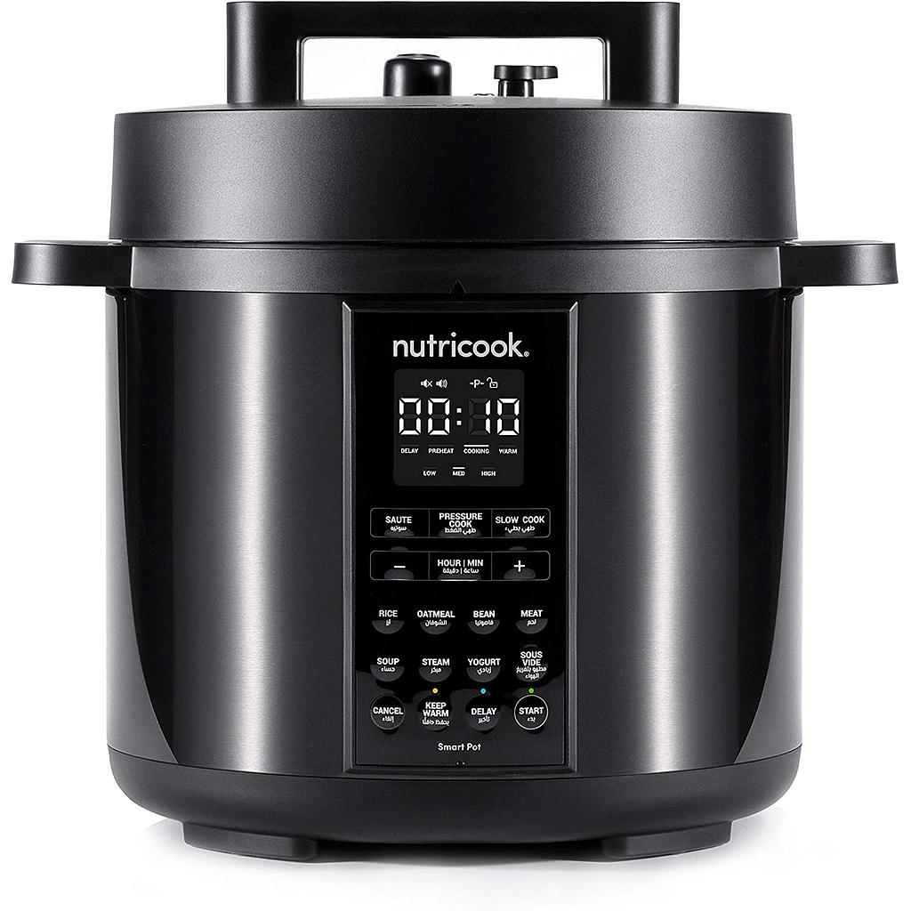 Nutricook 6Liter Smart Pot2 Electric Pressure Cooker 12Programs Black