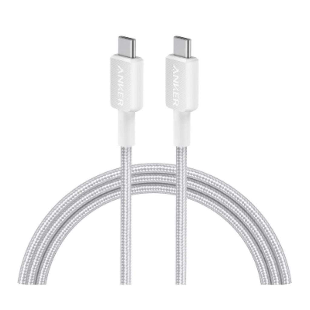 Anker PowerLine (322) USB-C to USB-C Connector (6ft Cable) - White