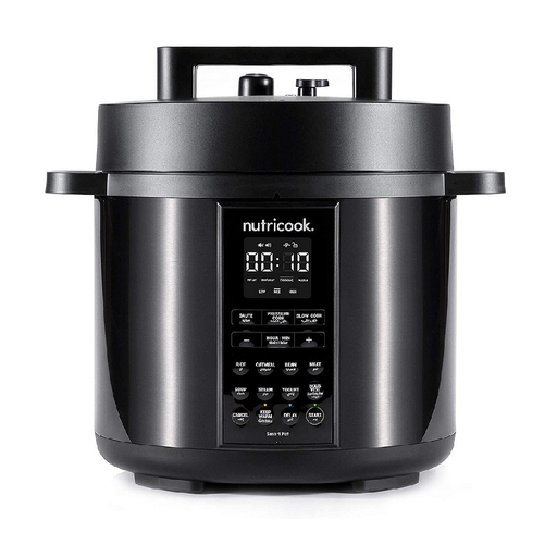 Nutricook Smart Pot2 8 Liters Electric Pressure Cooker 12Programs Black | Small Appliances