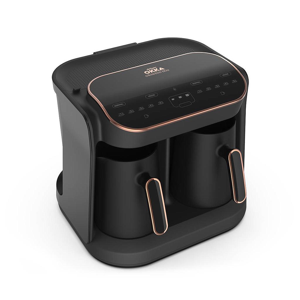 okka grandio duo turkish coffee maker - copper