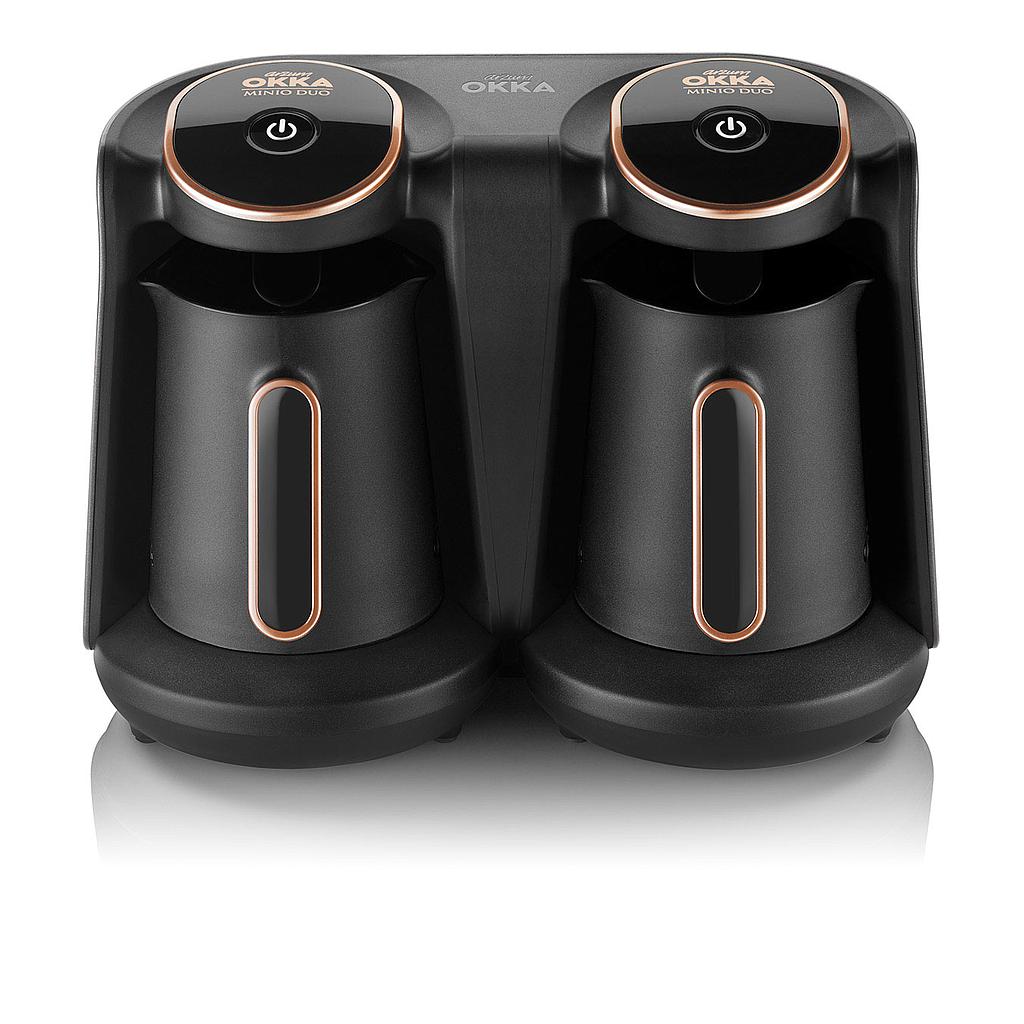 okka minio duo turkish coffee maker - copper