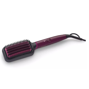 Philips Heated Straightening Brush Keratin Coating 200°C | LADIES SALON