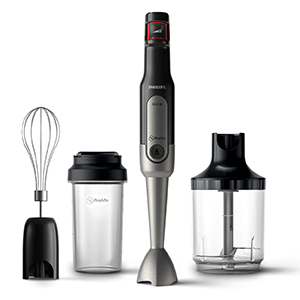 philips hand blender set promix 800w - black