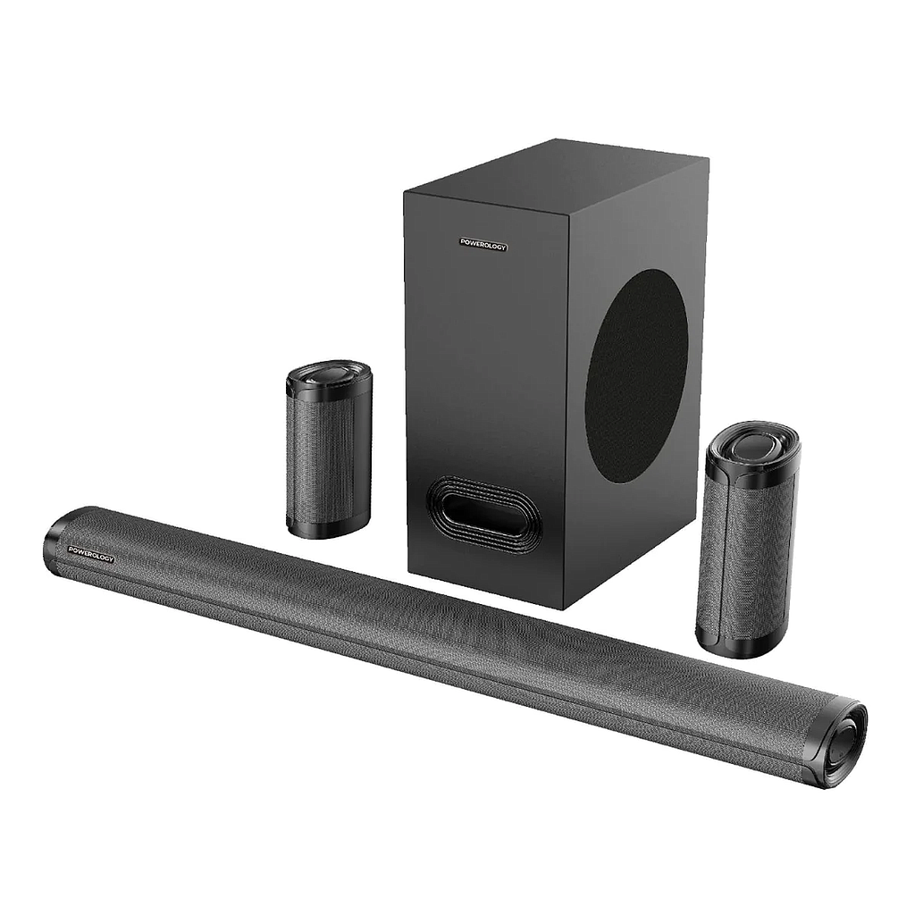 powerology sound bar 5.1ch 735w wireless