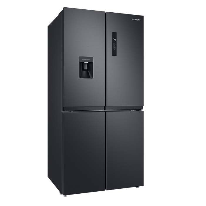 Samsungسامسونج ثلاجة مع كولر 508لتر أربع ابواب اسود | Refrigerators