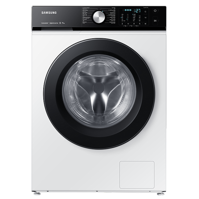 Samsungغسالة سامسونج 11 كيلو ايكوببل بخار انفرتر سلفر | Washing Machines