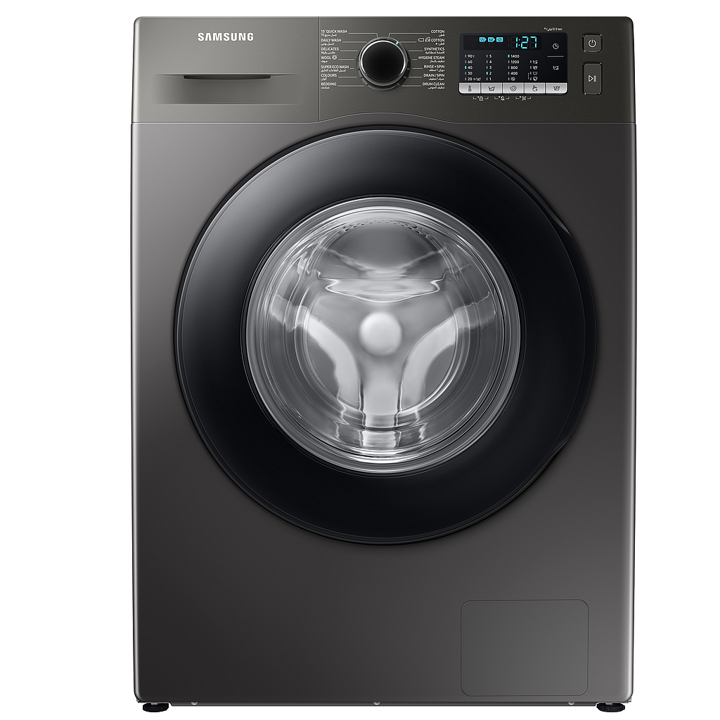 Samsung Washing Machine Steam  Inverter Eco Bubble 8kg - Silver [0VAT]
