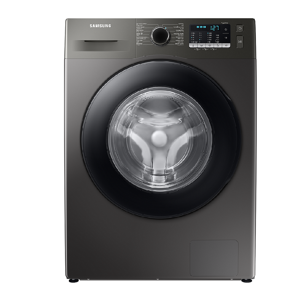 Samsung Washing Machine Steam Inverter Eco Bubble 9kg Silver WW90TA046AX1FH
