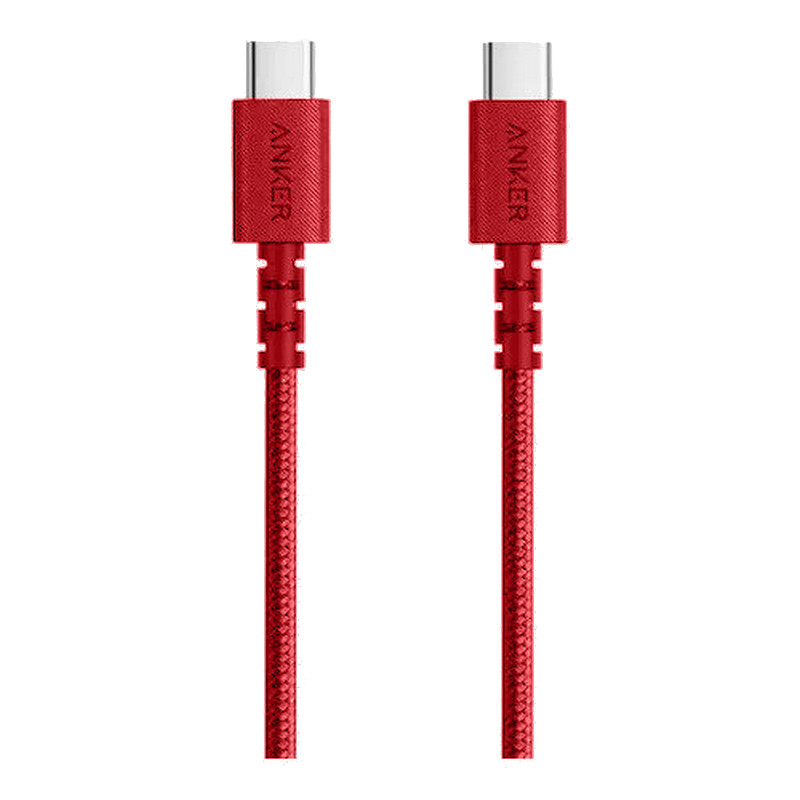 Anker PowerLine Select+ USB-C to USB-C Cable (3ft) - Red