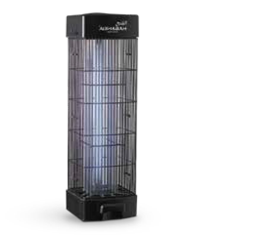 ALSHABAHShabah Bug Zapper 15W Black | HOME ESSENTIALS