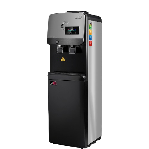 shami stand water cooler digital - black