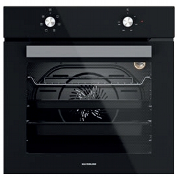 Silverline Built-in Oven 60cm - Black