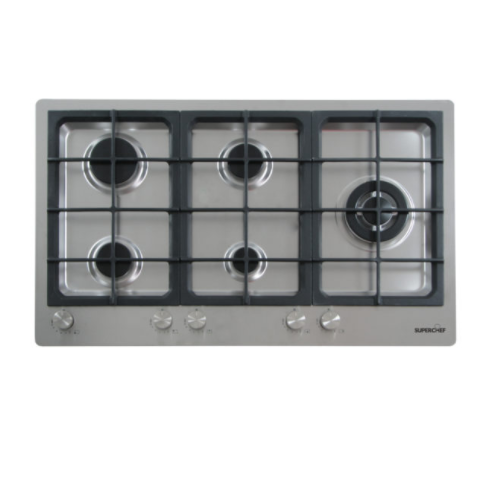 SuperChef Hob 90cm 5Burners Full Safety Flush