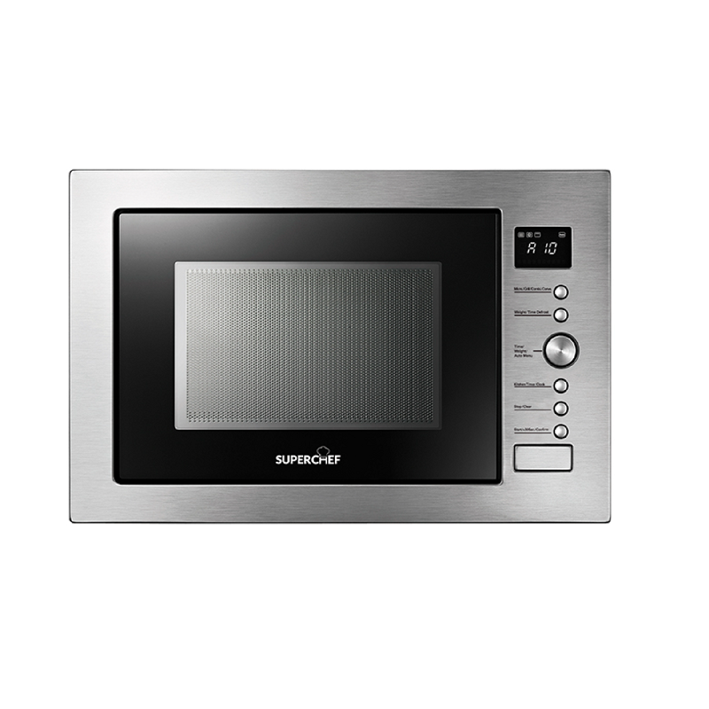 SuperChef Microwave Oven Built-in 34Liter with Grill Stainless Steel | Built-in