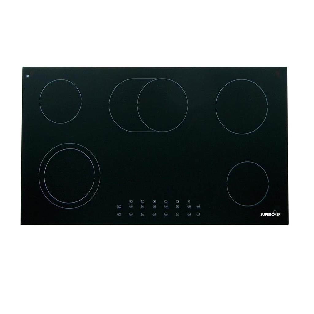 superchef vitroceramic hob 90cm