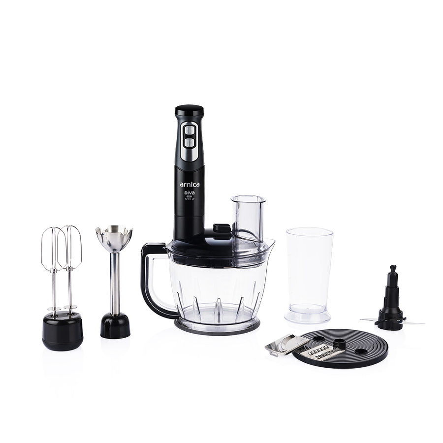 Arnica Hand Blender Set Diva Pro Black