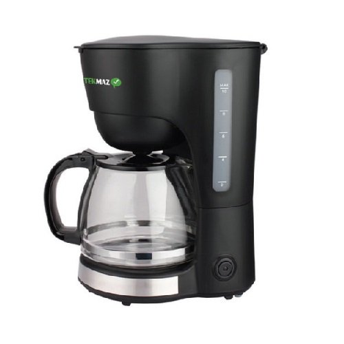 Tekmaz Filter Coffee Maker 1.25Liter Black | SMALL APPLIANCES