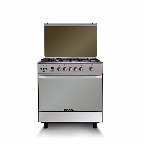 Tekmaz Gas Cooker 80cm Stainless Steel With Fan (NEW)