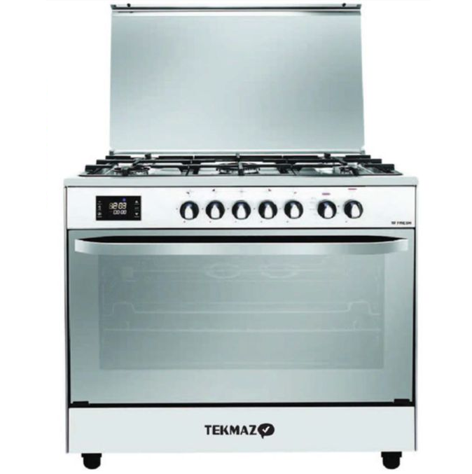 Tekmaz Gas Cooker 90cm Stainless Steel (Hummer)